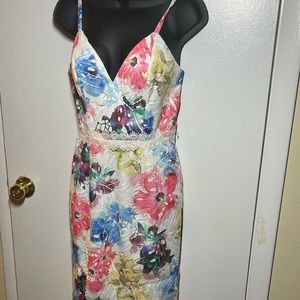 X-Small Dress The Population Joelle Floral Print